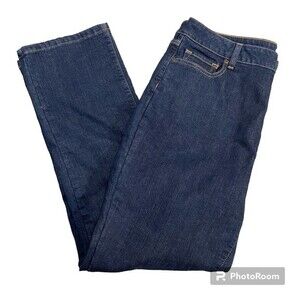 L.L. Bean Fleece Lined Woman's Jeans Classic Fit Straight Leg Size 16R